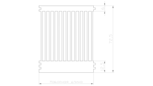 Радиатор охлаждения ТП-090 схема