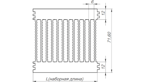 Радиатор охлаждения ТП-091 схема