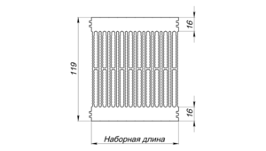 Радиатор охлаждения ТП-107 схема